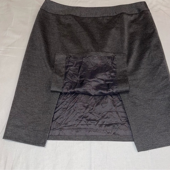 Loft Grey Skirt with back pleat size 8 pencil skirt - Picture 9 of 15